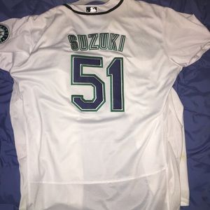 #51 Ichiro Suzuki Seattle Mariners Baseball Jersey